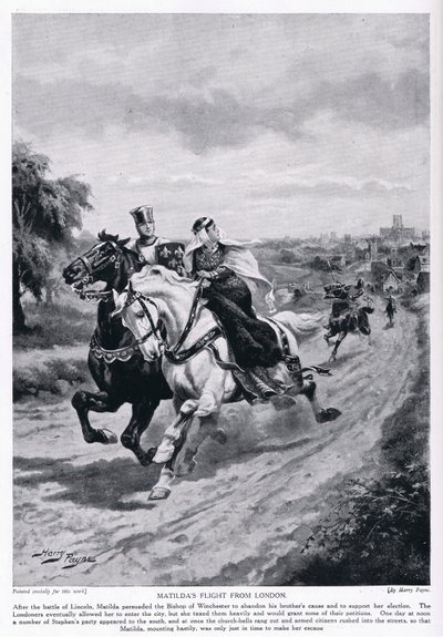 Matilda in fuga da Londra, anni 